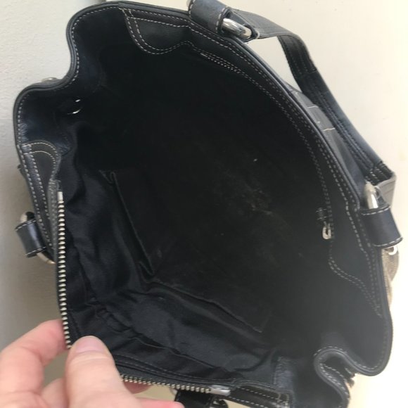 Coach H05S- 8A09 Black Soho Satchel Shoulder Bag - Picture 8 of 9